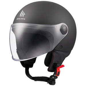 Open Face Helmets: MT STREET S [MATT BLACK]