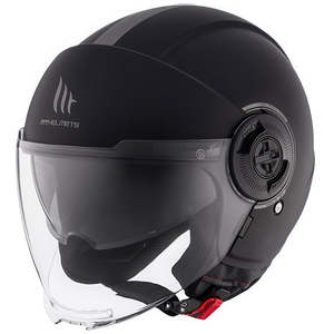 Open Face Helmets: MT VIALE SV S [MATT BLACK]