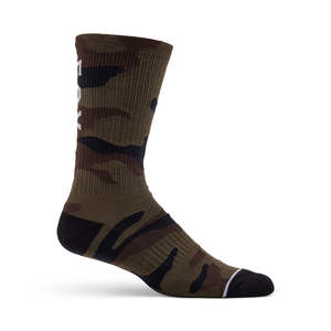 Socks: FOX CAMO CREW SOCKS [GREEN CAMO]