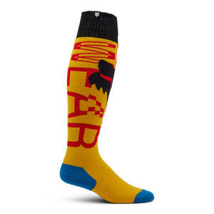 Socks: FOX 180 RACE SPEC SOCKS [PALE YELLOW]