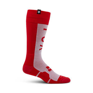 Socks: FOX 360 DIVIDER SOCKS [RED/WHITE]