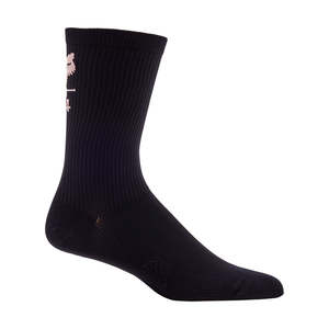 Socks: FOX 6 INCH RANGER SOCKS 1974 [BLACK/PINK]
