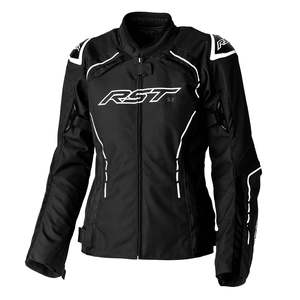 Textile Jackets: RST S1 CE LADIES TEXTILE JACKET [BLACK/WHITE]