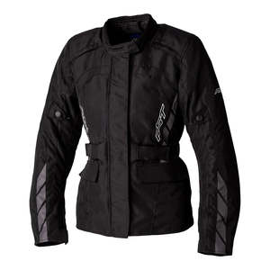 Textile Jackets: RST ALPHA 5 CE LADIES TEXTILE JACKET [BLACK]