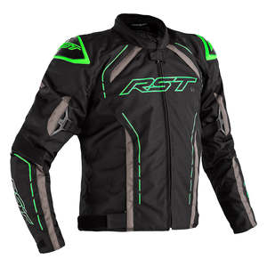 RST S-1 CE TEXTILE JACKET [BLACK/NEON GREEN]