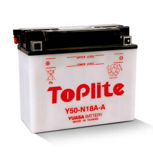 Electrical: TOPLITE (YUASA) BATTERY Y50-N18A-A