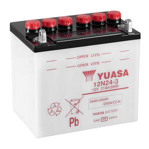 12N24-3/3DM DG Battery with 1.8ltr acid pack Yuasa (12N243PK)