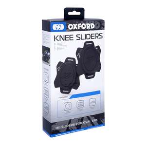 Knee Sliders: Oxford Rok Oval Knee Sliders - Black (Pair)