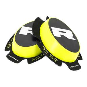 Knee Sliders: Richa TPU Knee Sliders - Fluro Yellow