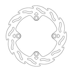 BRAKE DISC REAR MOTO MASTER FLAME 220MM SHERCO TM RACING