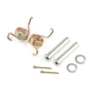 Footpegs Rearsets: DRC Footpegs Spring/Pin Set KLX125, KDX125SR/200SR