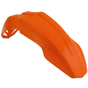 Plastic: FRONT FENDER RTECH ORANGE SUPERMOTARD
