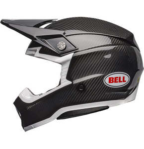 Mxhelmets: Bell MOTO-10 SPHERICAL Gloss Black/White
