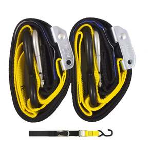Transportation Storage: Gorillas Grip Tie Down 38mm S / HK Black / Yellow Loop