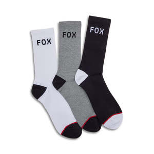 Apparel Accessories: Fox Crew Sock - 3 Pack