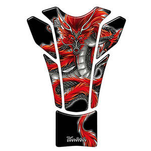 Tank Pads Stompgrip: KEITI TANK PAD DRAGON KTP6200R-6 [RED]