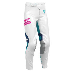 Pants: THOR LAUNCHMODE PANT WOMENS BLEACH WHITE/AQUA