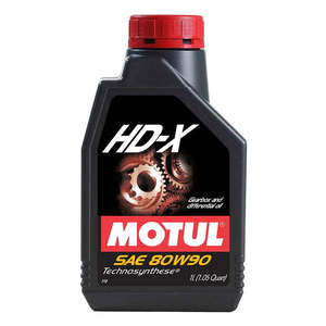 Oils: Motul Heavy Duty HD-X 80W90 Semi Synthetic Gear Oil 1L