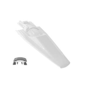 Plastic: REAR FENDER RTECH WHITE HUSQVARNA FE250 FE350 FE450 FE501 TE250 TE300 2024