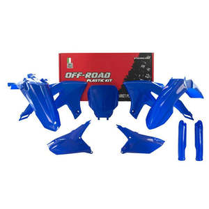 PLASTICS KIT RTECH 6 PIECE BLUE WHITE YAMAHA YX450FX 24 YZ250F 24-25 YZ450F 23-2&hellip;
