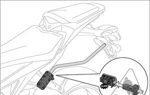 Luggage: *PANNIER MOUNTS SW MOTECH BLAZE QUICK LOCK SPACER BAR KAWASAKI Z800 12-16