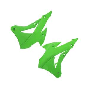 Polisport Radiator Scoops Kawasaki KX85/100/112 '14- Green / Green