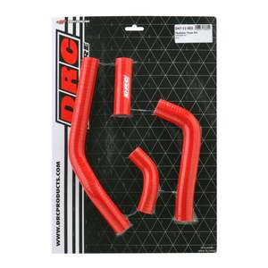 Cooling Sysyems: DRC Radiator Hose Kit CRF450R '21- Red
