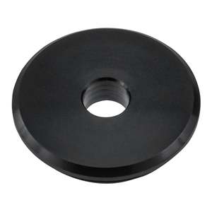 Tubes: Zeta Aluminium Throttle Tube Replacement End Plug with O-Ring - Black