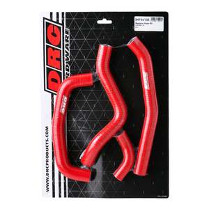 DRC Silicone Radiator Hose Kit - Honda CRF250R (2018–2021) - Red