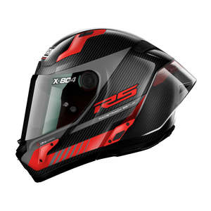 Clothing: Nolan Xseries X-804 RS Ultra Carbon Full Face Helmet - carbon/red