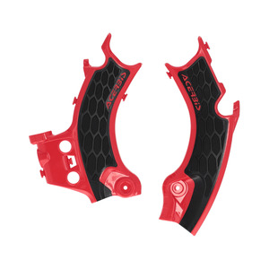 X-Grip Frame Guards Red/Black CRF250-450R/RX 25- Acerbis (26618.349)