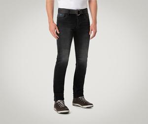 Pants: PMJ Cafe Racer Man Jeans - black