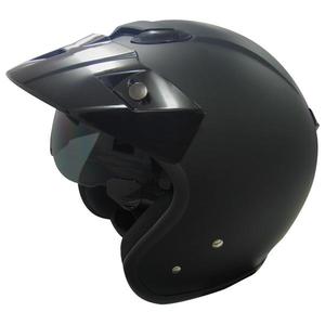 Open Face Helmets: ZEUS 381C MATT BLACK
