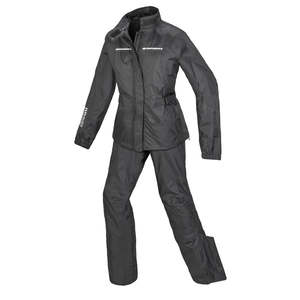 Womens: Spidi Touring Rain Lady Rain Suit - black