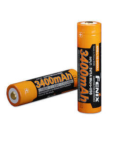 Fenix - Battery 18650 3400mAh Rechargeable