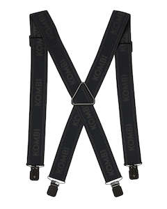 Kombi Accessories: Kombi Suspenders - Wide, Black
