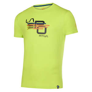 La Sportiva Apparel: LS T-Shirt - Stripe Cube M