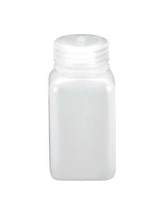 Nalgene HDPE Square W/M 175ML,Natural