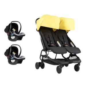 nano duo™ travel system for twins bundle