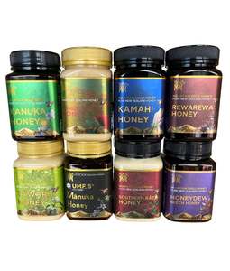 Frontpage: Mountain Gold Native Honey Collection- Luxury Selection from New Zealand (Multi buy-Unboxed)