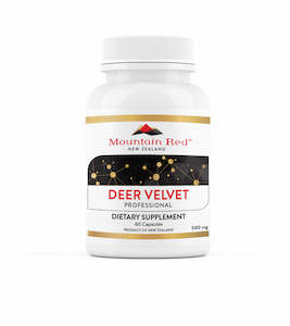 Supplement: Mountain Red Ultra - Sports Certified - 500mg Per Capsule - Additive Free