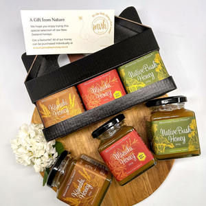 Build Your Own' Honey Gift Set (Glass Trio) - Mountain Valley Honey