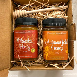 Build Your Own' Twin Honey Gift Set + Drizzler - Mountain Valley Honey