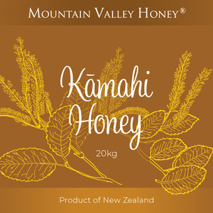 Kāmahi Honey Bulk 20kg - Mountain Valley Honey