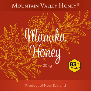 Mānuka Honey MGO 83+ Bulk - Mountain Valley Honey