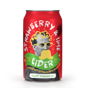 Strawberry and Lime Cider