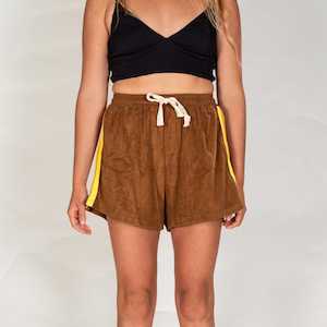 Terry Towelling Short - Chocolate