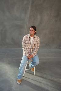 Mens Hoodies Crews: Plaid Flannel Shirt