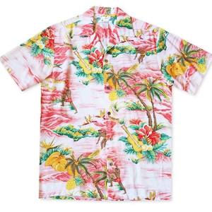 Best Mens Shirts: Ocean Pacific Hawaiian Shirt - Coral