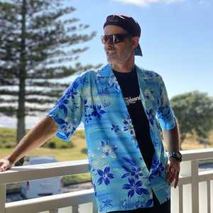 Best Mens Shirts: Moonlight Mt Maunganui- Hawaiian Shirt